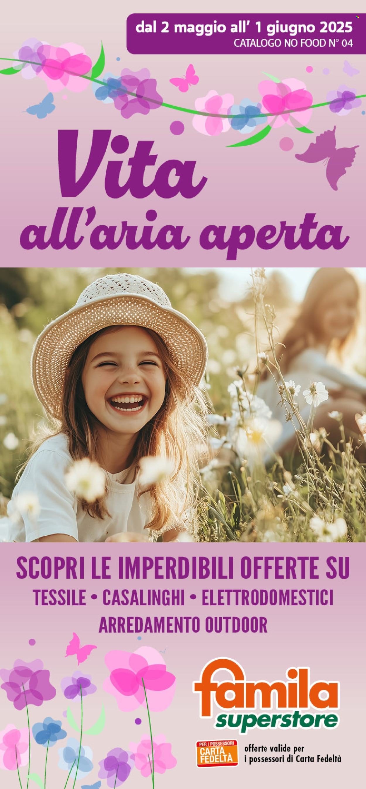 Volantino Famila - 2/5/2025 - 1/6/2025. Pagina 1