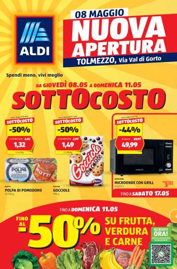 Volantino Aldi - 8/5/2025 - 11/5/2025.