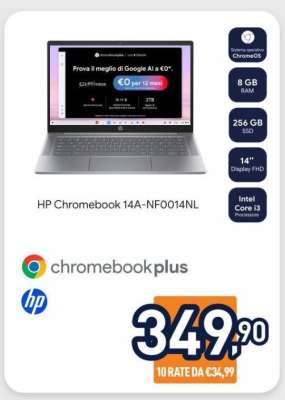 HP Chromebook 14A-NF0014NL
