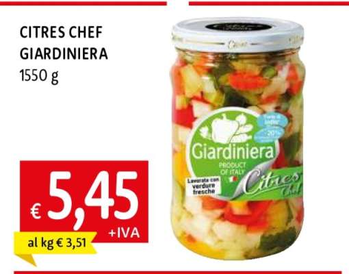CITRES CHEF GIARDINIERA
