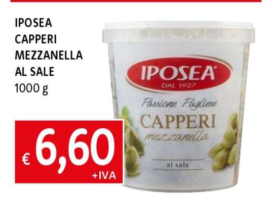 IPOSEA CAPPERI MEZZANELLA AL SALE