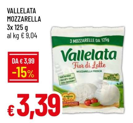 VALLELATA MOZZARELLA
