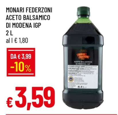 MONARI FEDERZONI ACETO BALSAMICO DI MODENA IGP