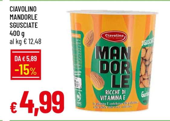 CIAVOLINO MANDORLE SGUSCIATE