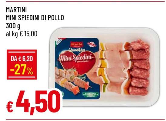 MARTINI MINI SPIEDINI DI POLLO