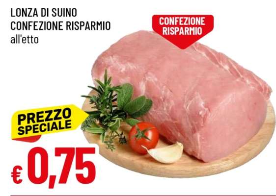 Lonza di suino confezione risparmio