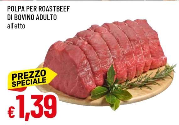 POLPA PER ROASTBEEF DI BOVINO ADULTO