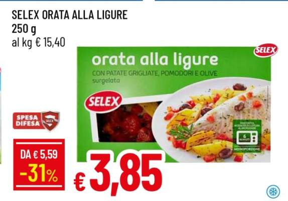 SELEX ORATA ALLA LIGURE