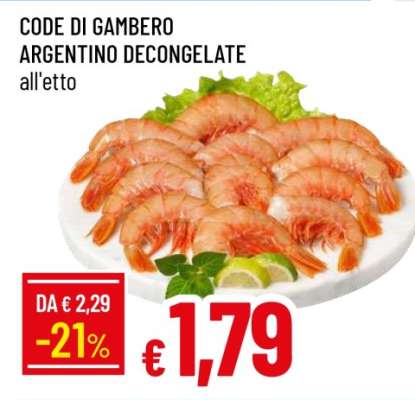 Code di Gambero Argentino Decongelate