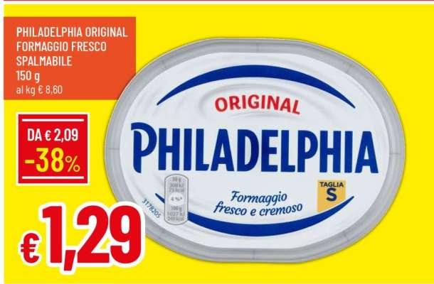 PHILADELPHIA ORIGINAL FORMAGGIO FRESCO SPALMABILE