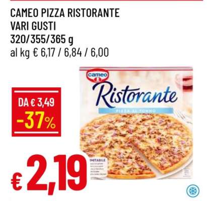 CAMEO PIZZA RISTORANTE VARI GUSTI