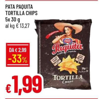 PATA PAQUITA TORTILLA CHIPS