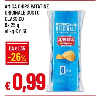 AMICA CHIPS PATATINE ORIGINALE GUSTO CLASSICO