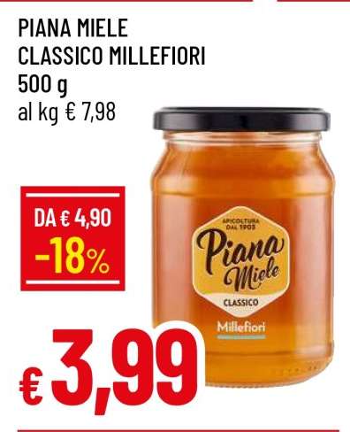 PIANA MIELE CLASSICO MILLEFIORI