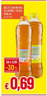 BELTÈ CON INFUSO DI LIMONE / PESCA