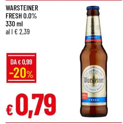 WARSTEINER FRESH 0.0%