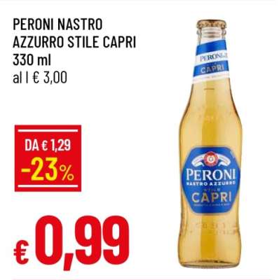Peroni Nastro Azzurro 'Stile Capri'