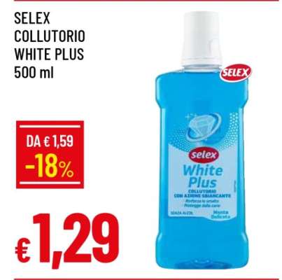 SELEX COLLUTORIO WHITE PLUS 500 ml