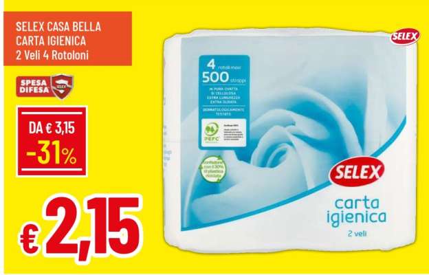 SELEX CASA BELLA CARTA IGIENICA