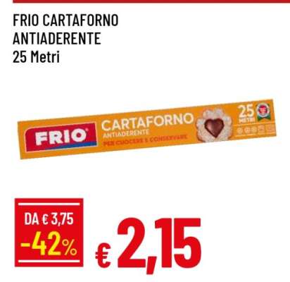 FRIO CARTAFORNO ANTIADERENTE