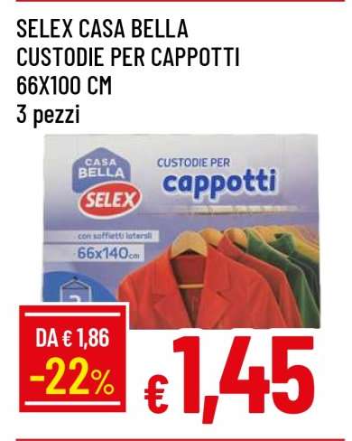 SELEX CASA BELLA CUSTODIE PER CAPPOTTI