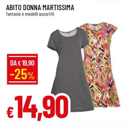ABITO DONNA MARTISSIMA