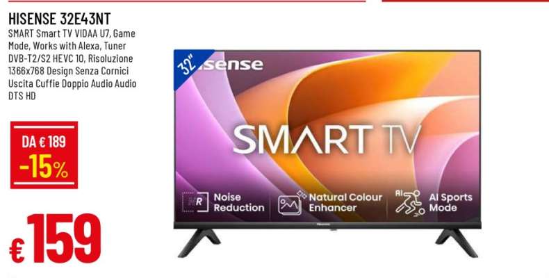 HISENSE 32E43NT