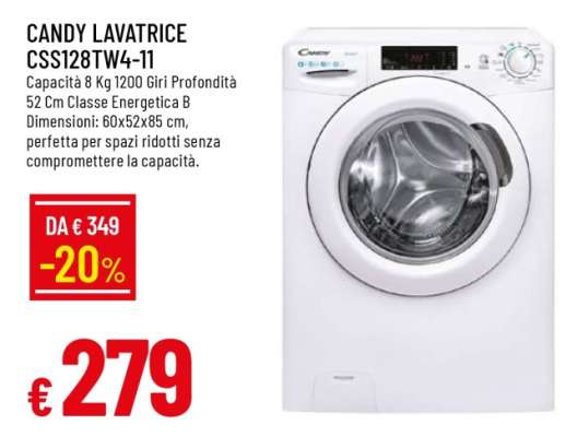 CANDY LAVATRICE CSS128TW4-11