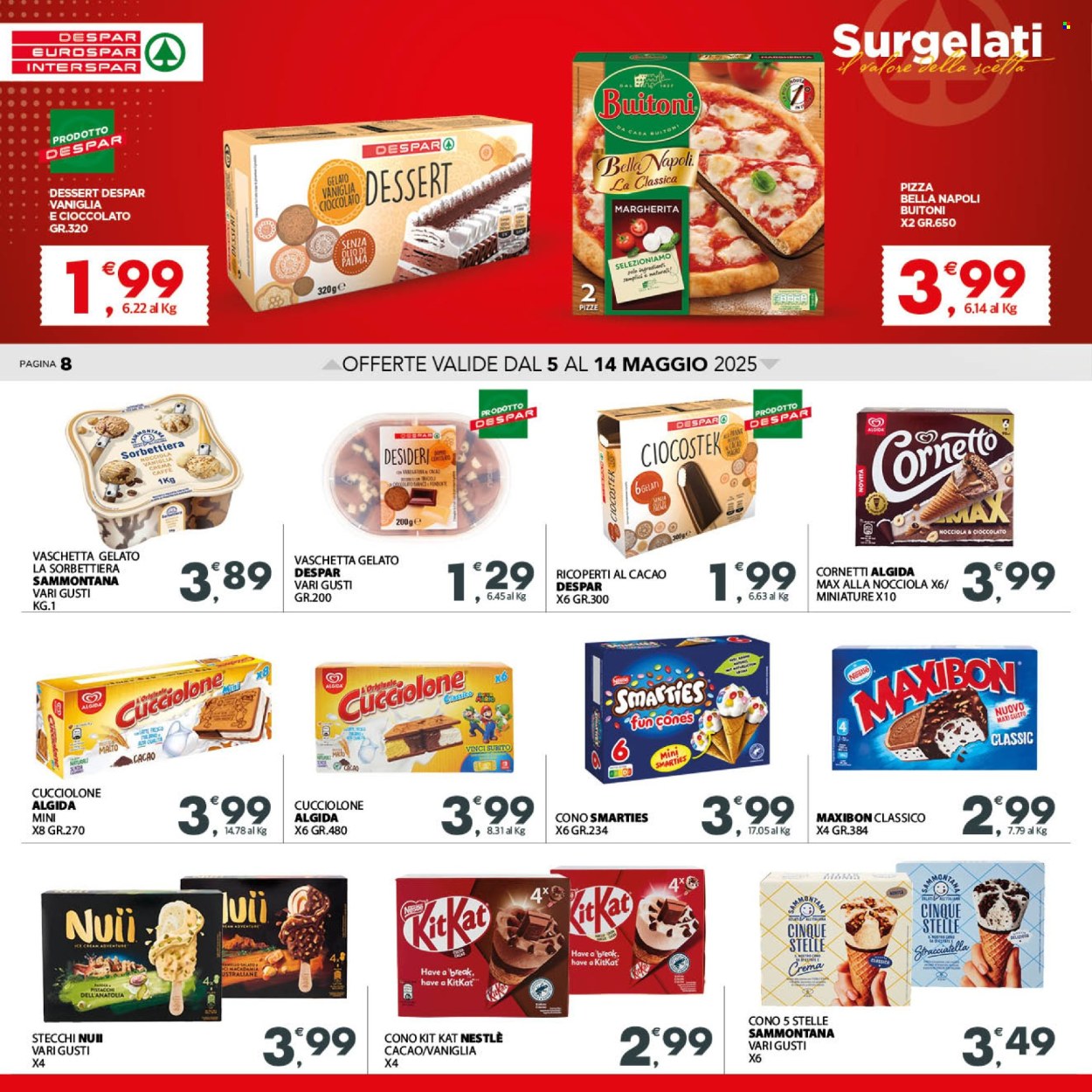 Volantino Eurospar - 5/5/2025 - 14/5/2025. Pagina 1
