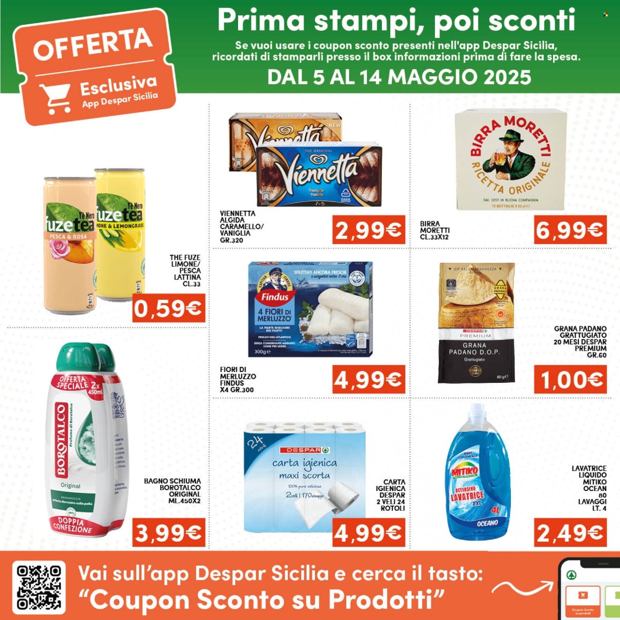 Volantino Eurospar - 5/5/2025 - 14/5/2025. Pagina 1