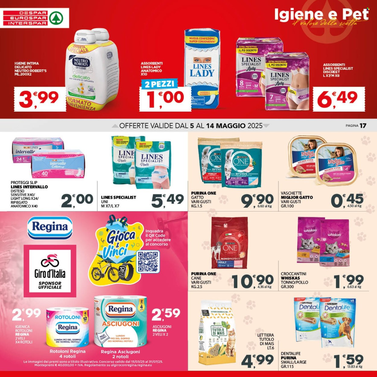 Volantino Eurospar - 5/5/2025 - 14/5/2025. Pagina 1