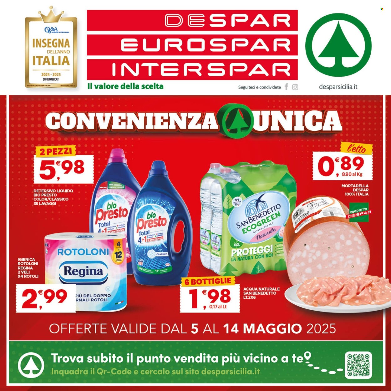 Volantino Interspar - 5/5/2025 - 14/5/2025. Pagina 1