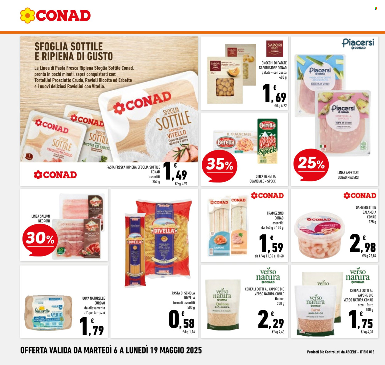 Volantino Conad - 6/5/2025 - 19/5/2025. Pagina 1