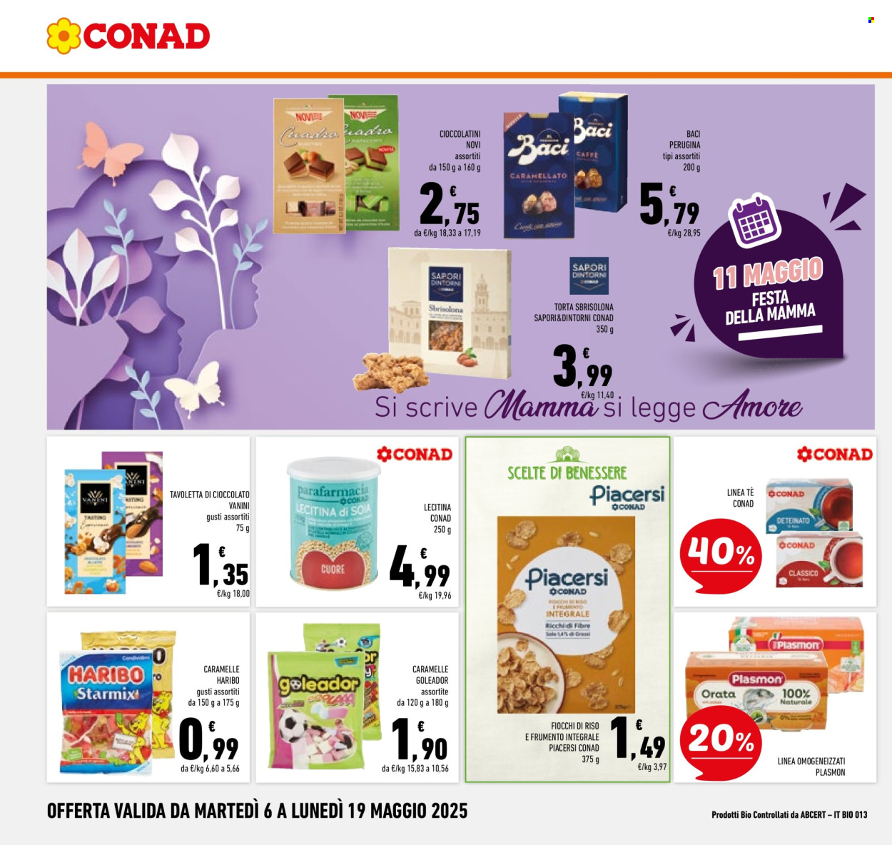 Volantino Conad - 6/5/2025 - 19/5/2025. Pagina 1