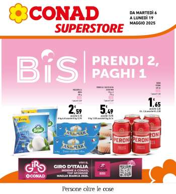 Volantino Conad Superstore - 6/5/2025 - 19/5/2025.