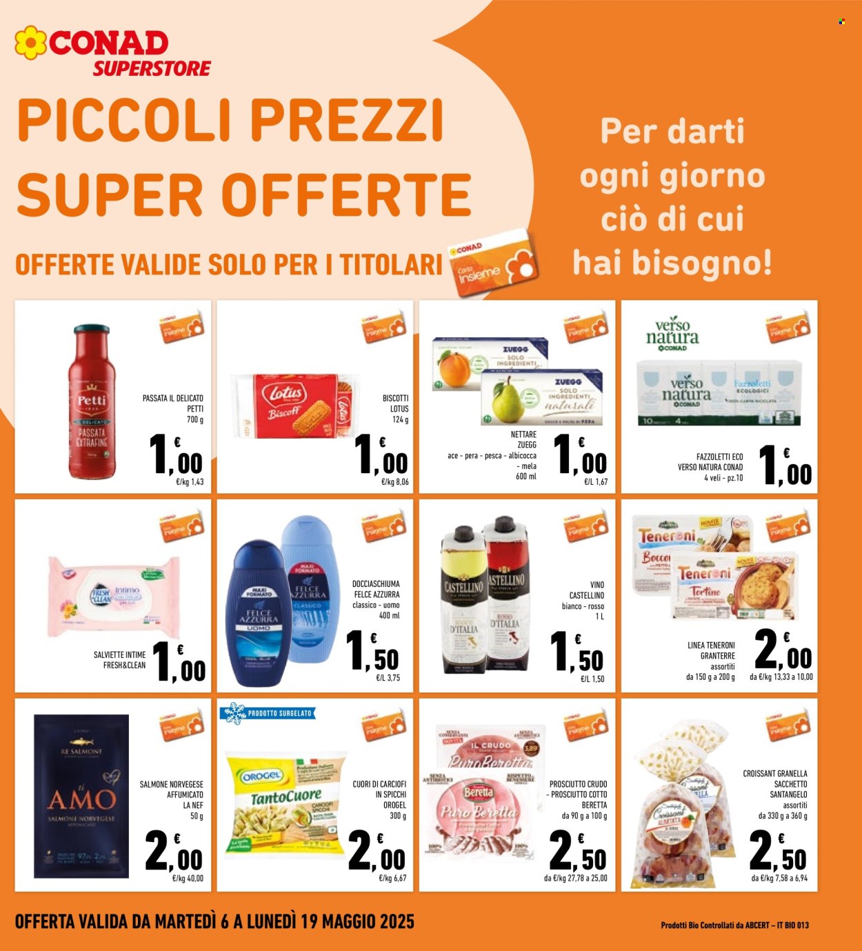 Volantino Conad Superstore - 6/5/2025 - 19/5/2025. Pagina 1