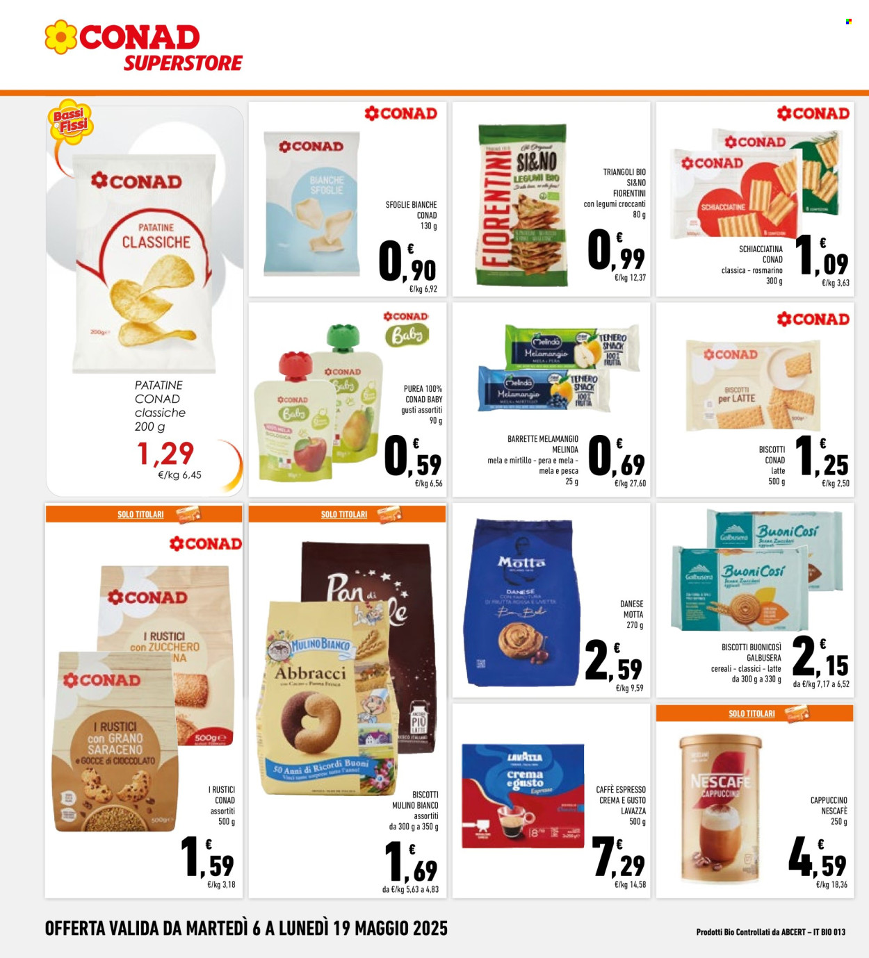 Volantino Conad Superstore - 6/5/2025 - 19/5/2025. Pagina 1