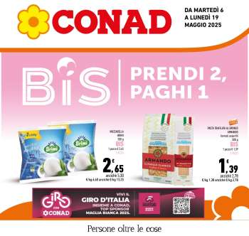 Volantino Conad - 6/5/2025 - 19/5/2025.