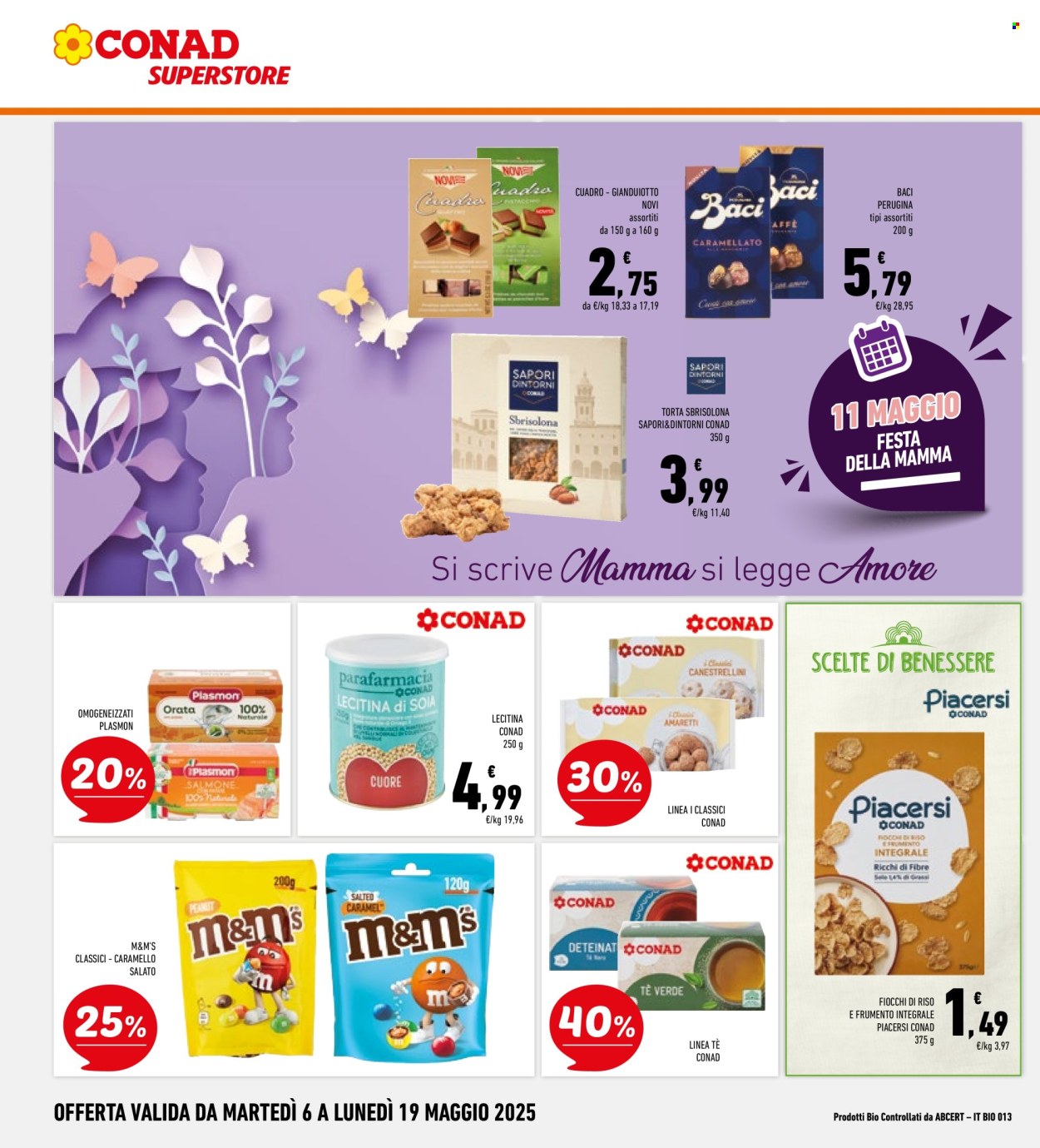 Volantino Conad Superstore - 6/5/2025 - 19/5/2025. Pagina 1