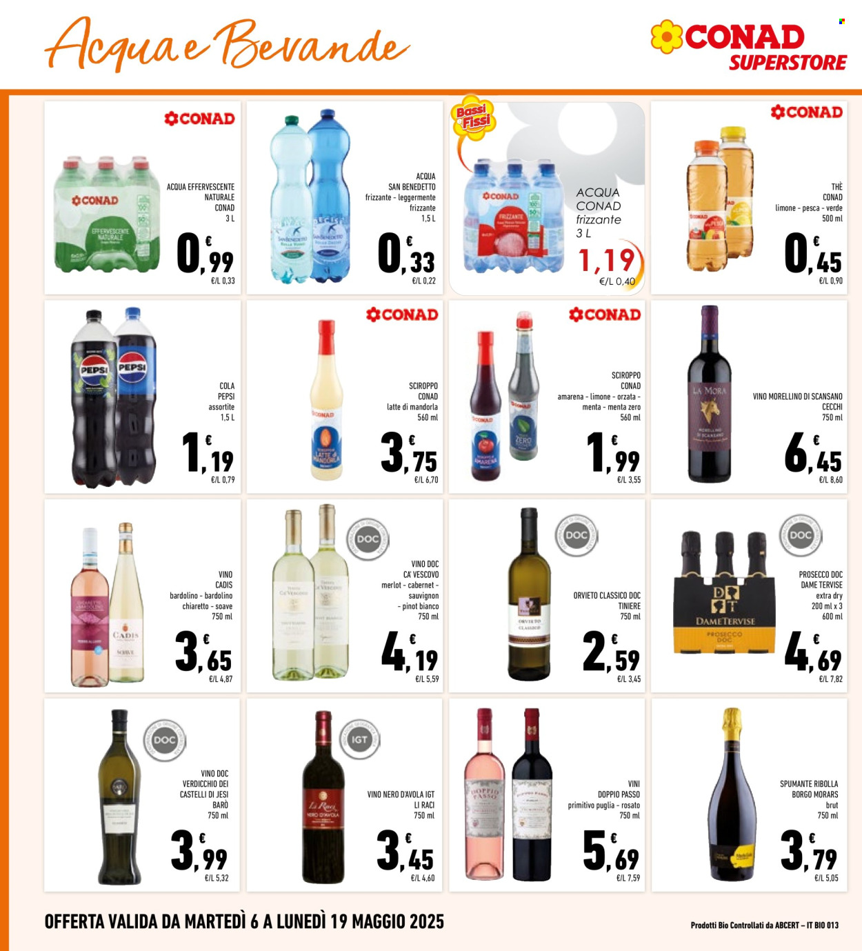 Volantino Conad Superstore - 6/5/2025 - 19/5/2025. Pagina 1
