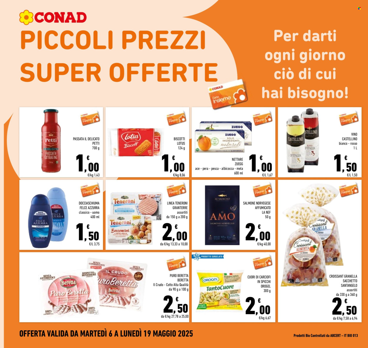 Volantino Conad - 6/5/2025 - 19/5/2025. Pagina 1