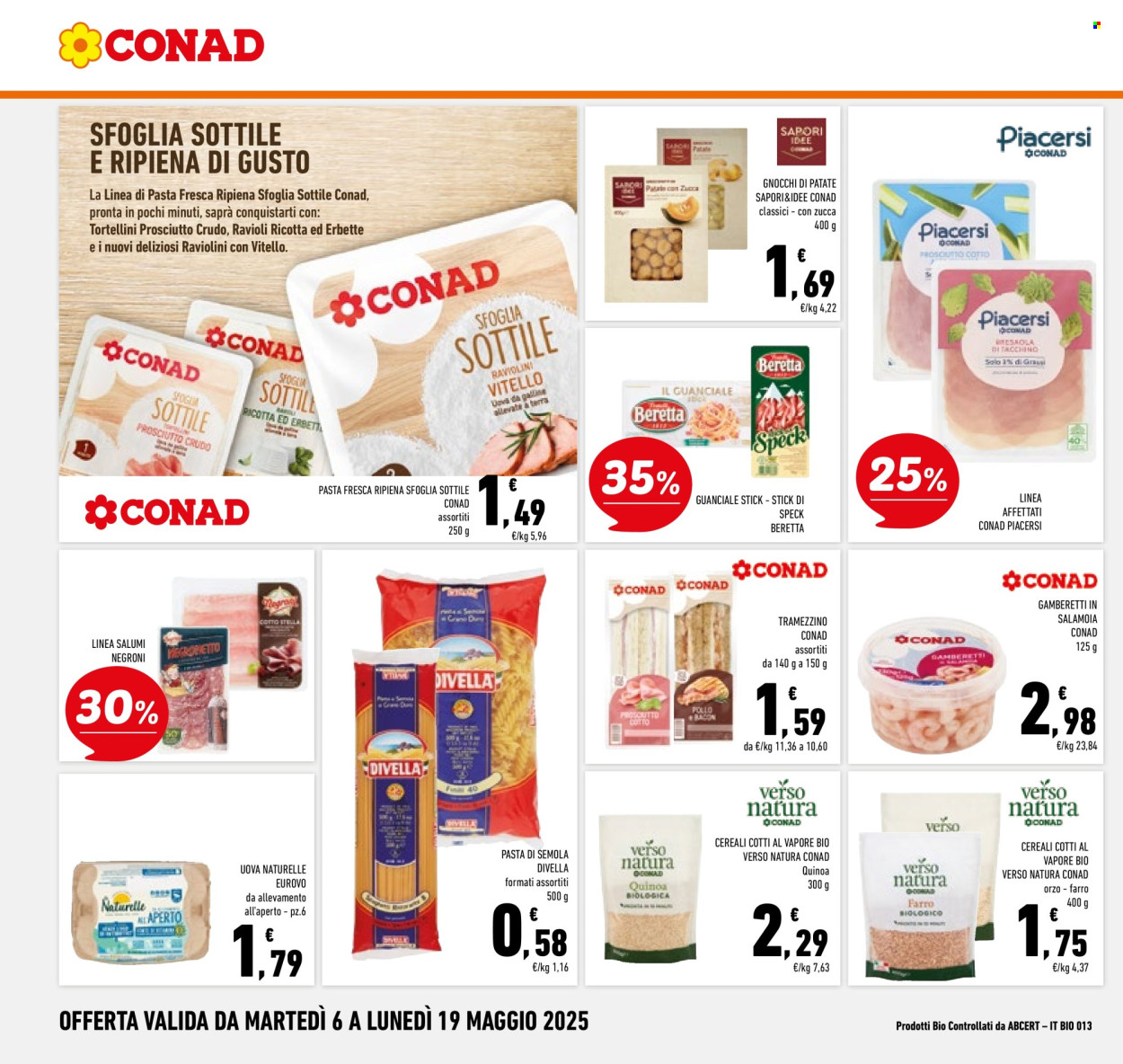 Volantino Conad - 6/5/2025 - 19/5/2025. Pagina 1