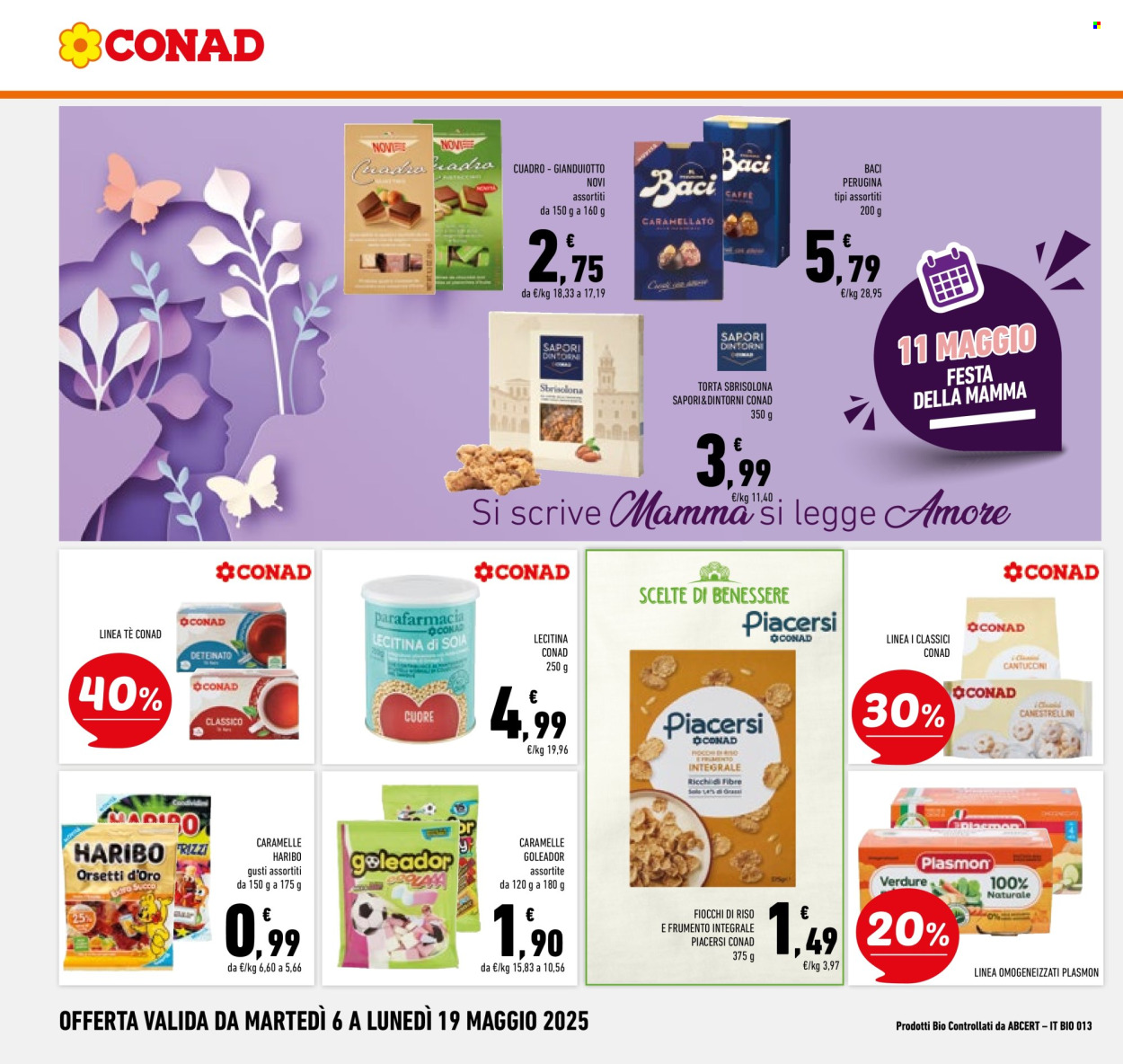 Volantino Conad - 6/5/2025 - 19/5/2025. Pagina 1