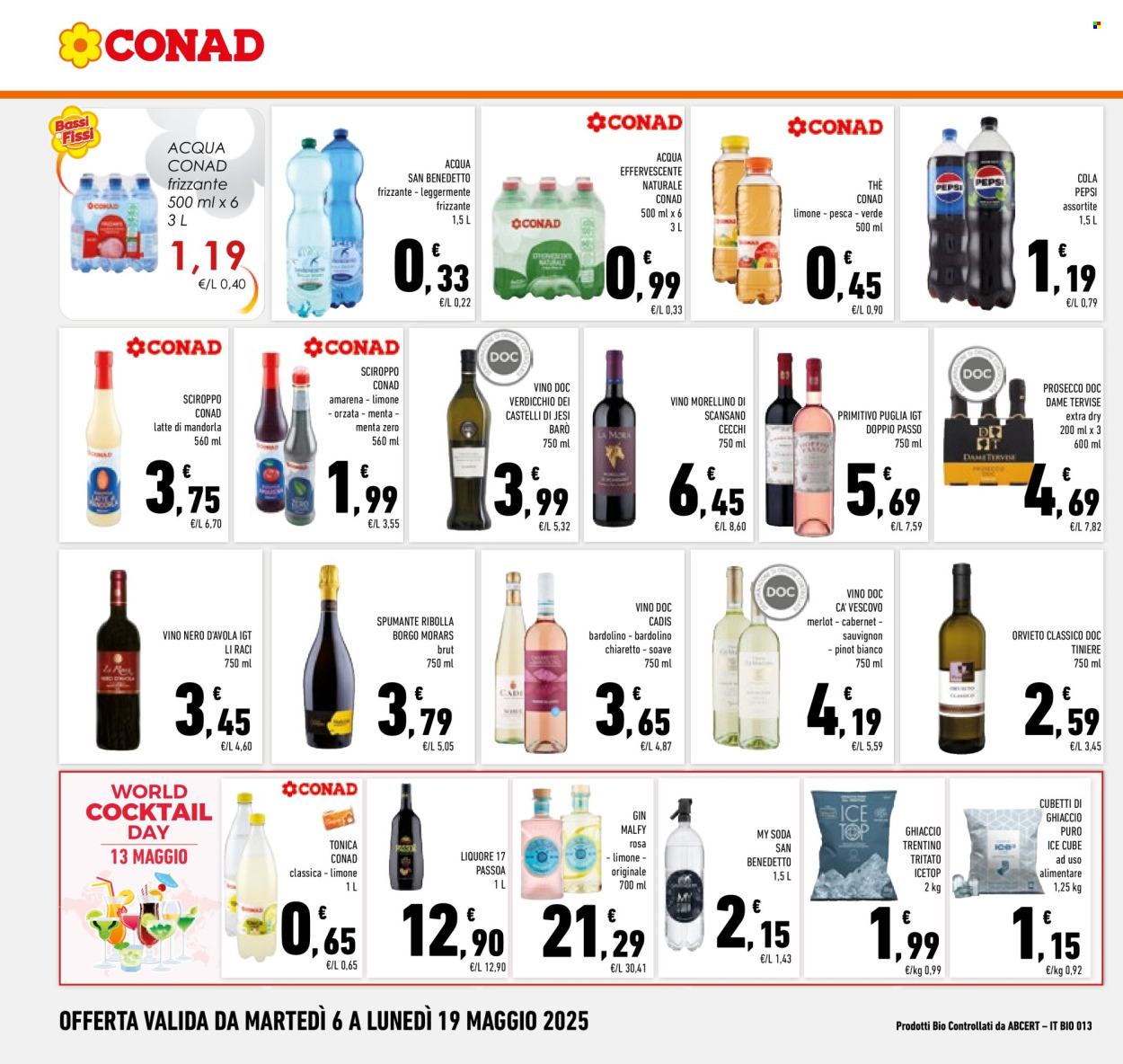 Volantino Conad - 6/5/2025 - 19/5/2025. Pagina 1