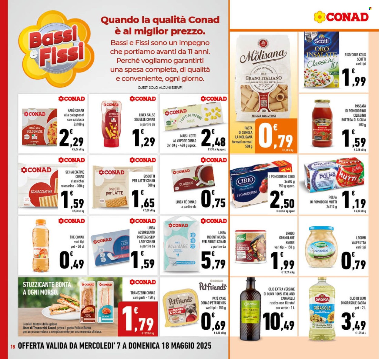 Volantino Conad - 7/5/2025 - 18/5/2025. Pagina 1