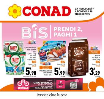 Volantino Conad - 7/5/2025 - 18/5/2025.