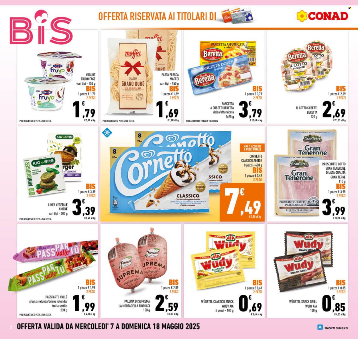 Volantino Conad - 7/5/2025 - 18/5/2025. Pagina 1