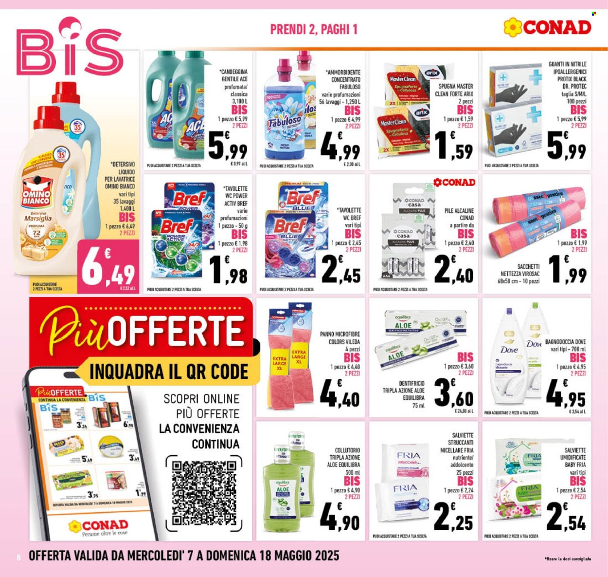 Volantino Conad - 7/5/2025 - 18/5/2025. Pagina 1