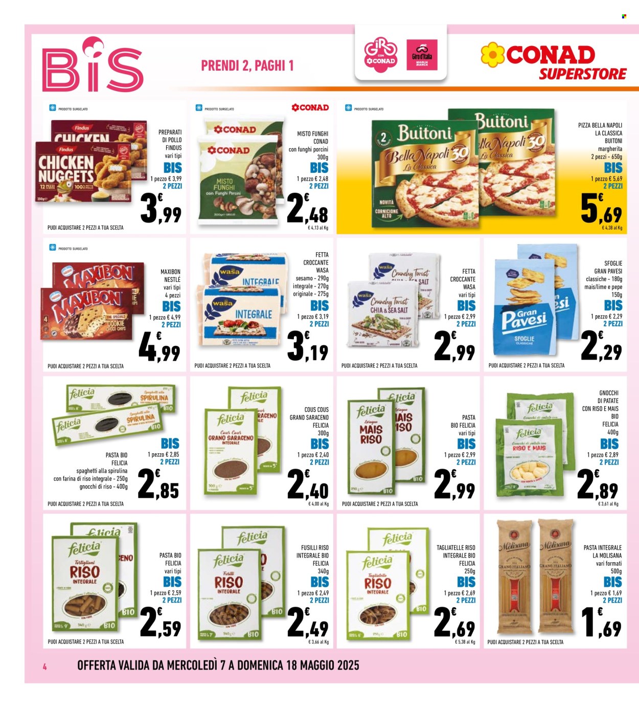 Volantino Conad Superstore - 7/5/2025 - 18/5/2025. Pagina 1