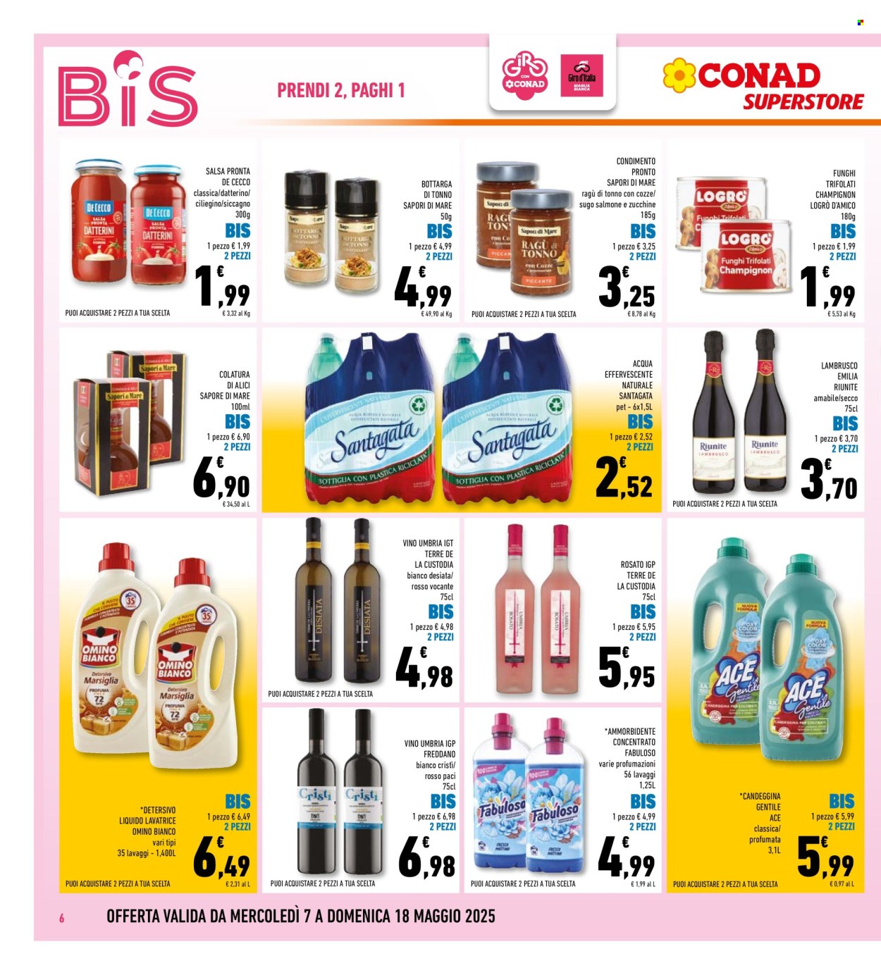 Volantino Conad Superstore - 7/5/2025 - 18/5/2025. Pagina 1